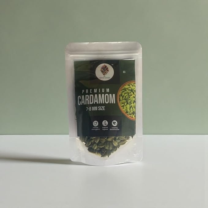THE GOOD GOODS Premium Green Cardamom Whole - 250 gm (7 to 8 mm Bold) Green Elaichi for Cooking, Chai, Sweets and Desserts - Image 3