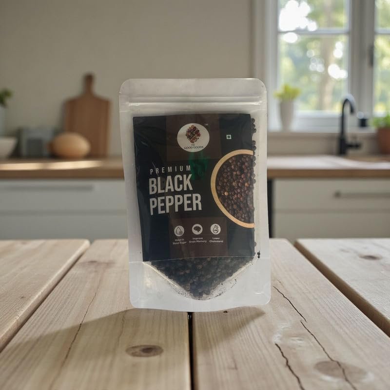 THE GOOD GOODS Organic Whole Black Pepper 200 gm - Image 4