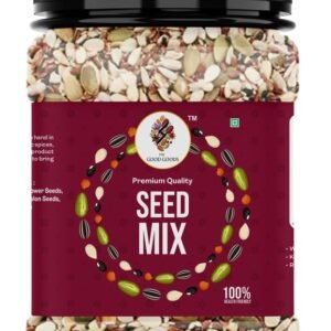 5 in 1 Seeds Mix - Edible Seeds | Healthy | Diet Snacks | 100% Natural and Roasted - Pumpkin, Watermelon, Sunflower, Flax, Chia, Sesame & Soynuts - 500gm