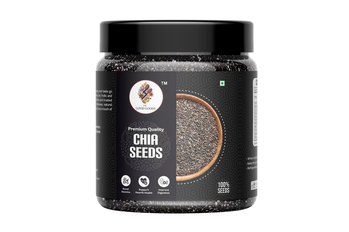 Chia Seeds - Seeds for Weight Management | Rich in Calcium, Protein & Fibre | Chia Seeds for Eating | Antioxidant Rich Seeds - 250gm | Chia Seed_250gm