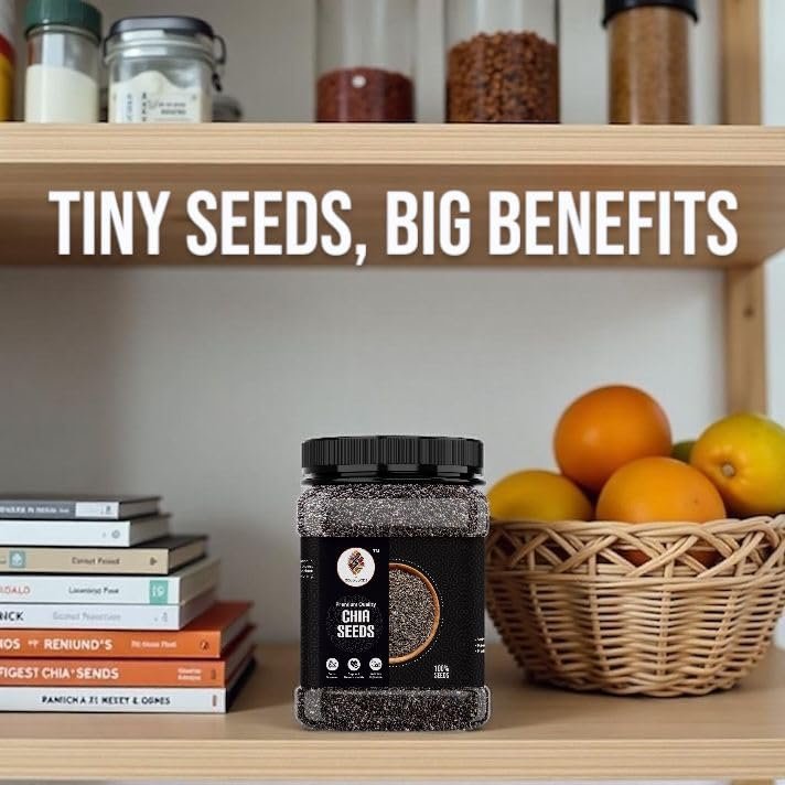 Chia Seeds - Seeds for Weight Management | Rich in Calcium, Protein & Fibre | Chia Seeds for Eating | Antioxidant Rich Seeds - 500gm | Chia Seed_500gm - Image 5