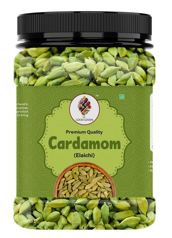 Whole Green Cardamom (Elaichi) Authentic Flavour for Cooking, Baking & Masala Blends - Rich Aroma & Natural Freshness 250g