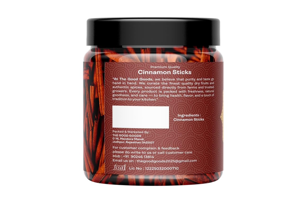SriLankan Dalchini Cinnamon Stick For Tea, Desserts, Curries & Baking | World's Finest Dalchini Quills | 100 gm Jar Pack - Image 6