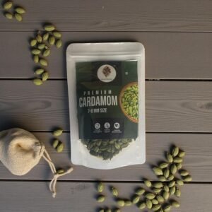 THE GOOD GOODS Premium Green Cardamom Whole - 250 gm (7 to 8 mm Bold) Green Elaichi for Cooking, Chai, Sweets and Desserts