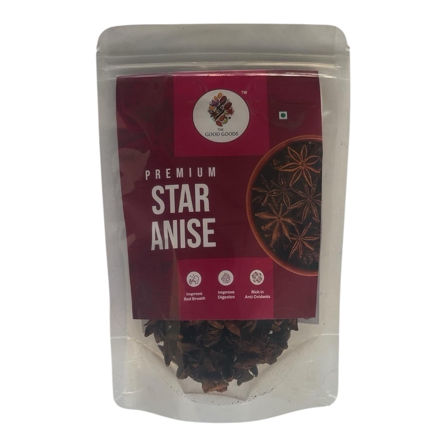 Aromatic and Flavorful Dried Star Anise Pods for Cooking and Baking Chakri Phool Khada Masala - Pouch (100gm) - Image 5