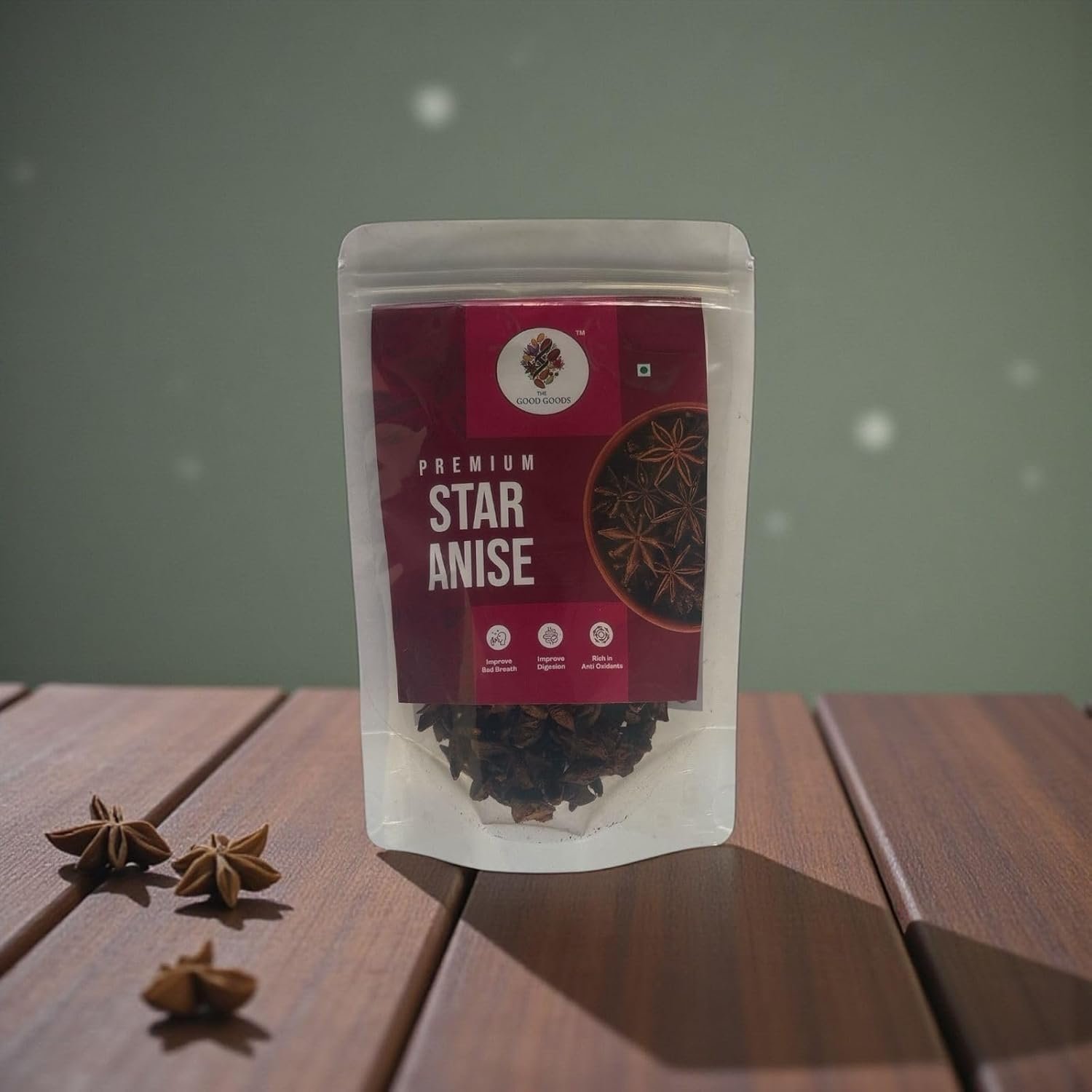 Aromatic and Flavorful Dried Star Anise Pods for Cooking and Baking Chakri Phool Khada Masala - Pouch (100gm) - Image 7