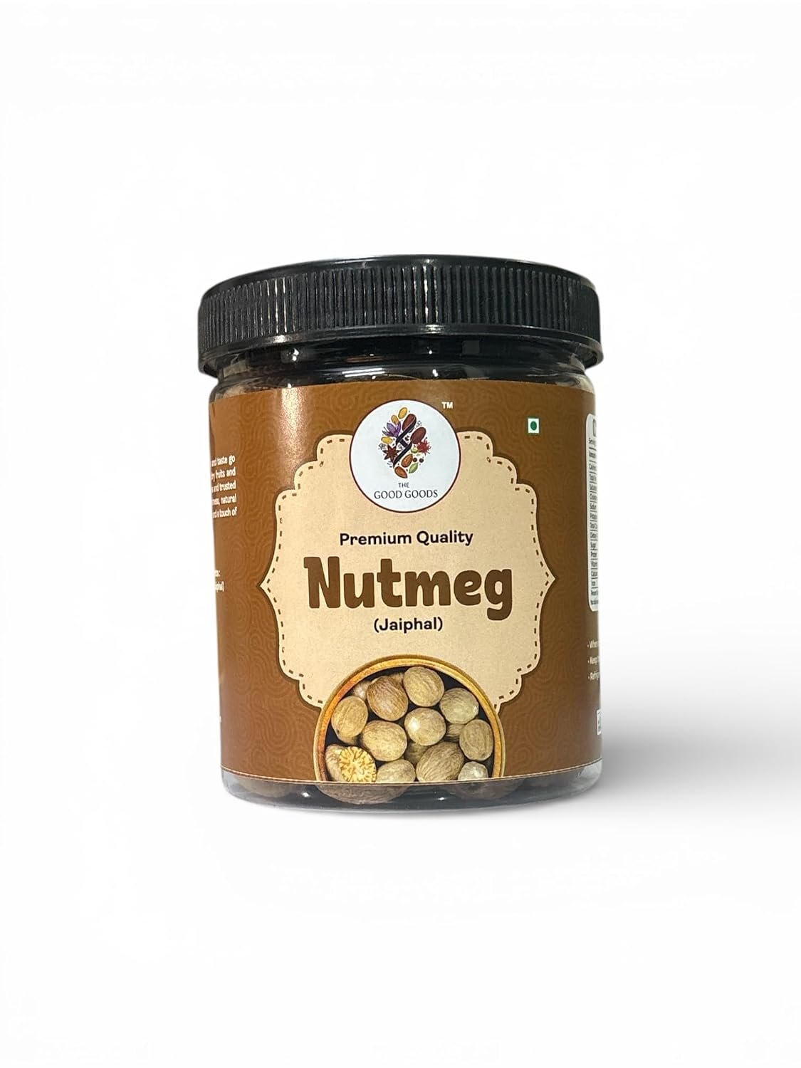 THE GOOD GOODS Whole Nutmeg 250G | Jathikka | Jayfal | Jaiphal | Jathikai