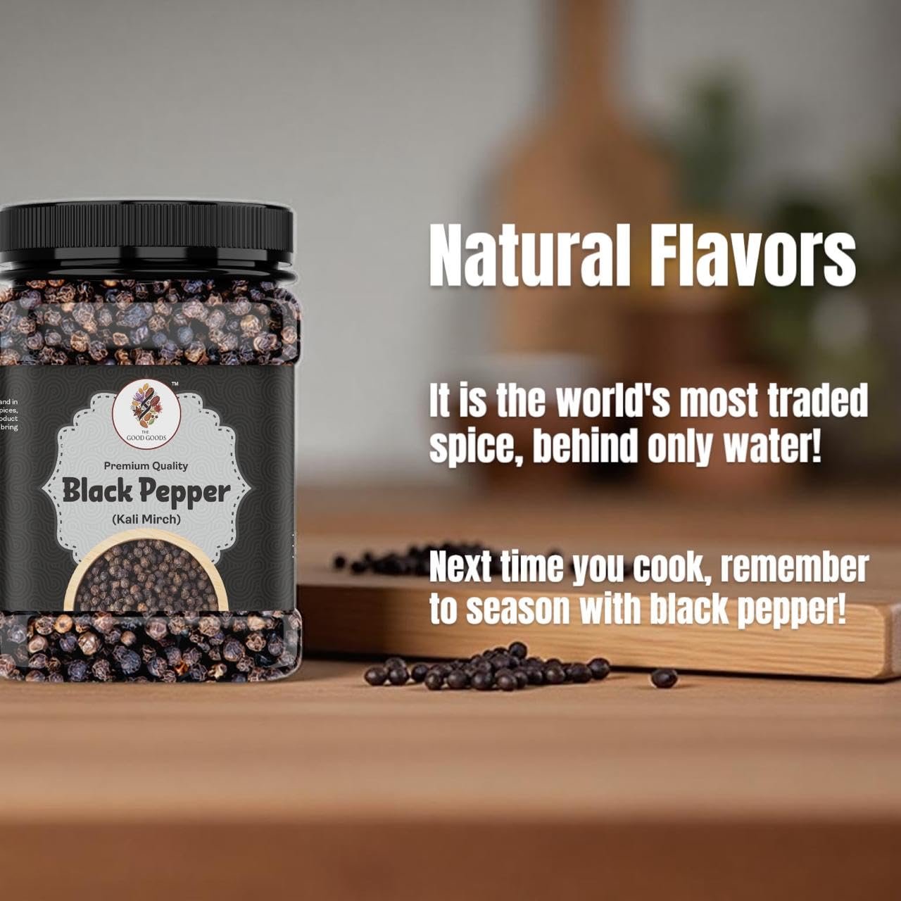 Natural Whole Black Pepper 500 gm - Image 6