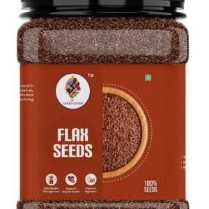 Flax Seeds - Alsi Seeds | Flax Seeds for Hair Growth | Raw Seeds for Eating | Source of Iron & Dietary Fibre | Rich in Protein | 500gm