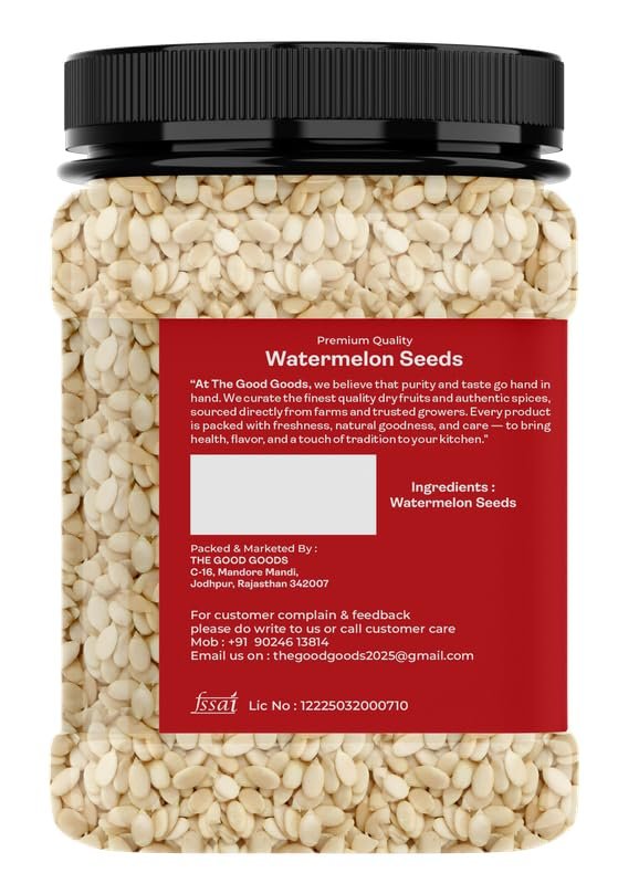 Watermelon Seeds - High in Protein Seeds | Raw Watermelon Seeds for Eating | Magaj Seeds | Non - GMO | Raw seeds | Nutrients Rich | Source of Antioxidants - 500gm - Image 5