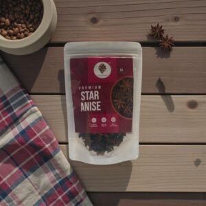 Aromatic and Flavorful Dried Star Anise Pods for Cooking and Baking Chakri Phool Khada Masala - Pouch (100gm)