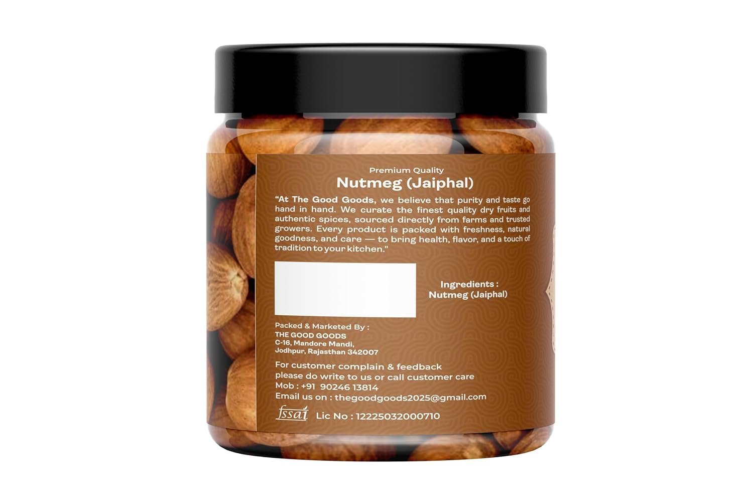 THE GOOD GOODS Whole Nutmeg 250G | Jathikka | Jayfal | Jaiphal | Jathikai - Image 5